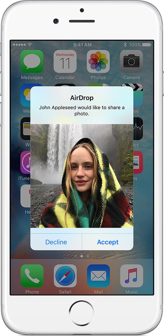 Как передать фото через airdrop с iphone на iphone
